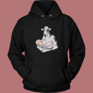 PETA Drinking Cows Milk Hoodie Style