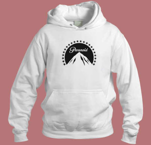 Paramount Paranoid Logo Parody Hoodie Style