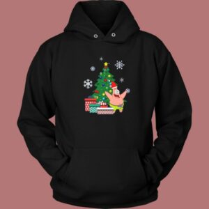 Patrick Around Christmas Tree Hoodie Style