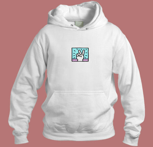 Peace Illustration Aesthetic Hoodie Style