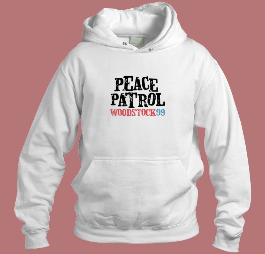 Peace Patrol Woodstock 99 Hoodie Style Peace Patrol Woodstock 99 Hoodie Style