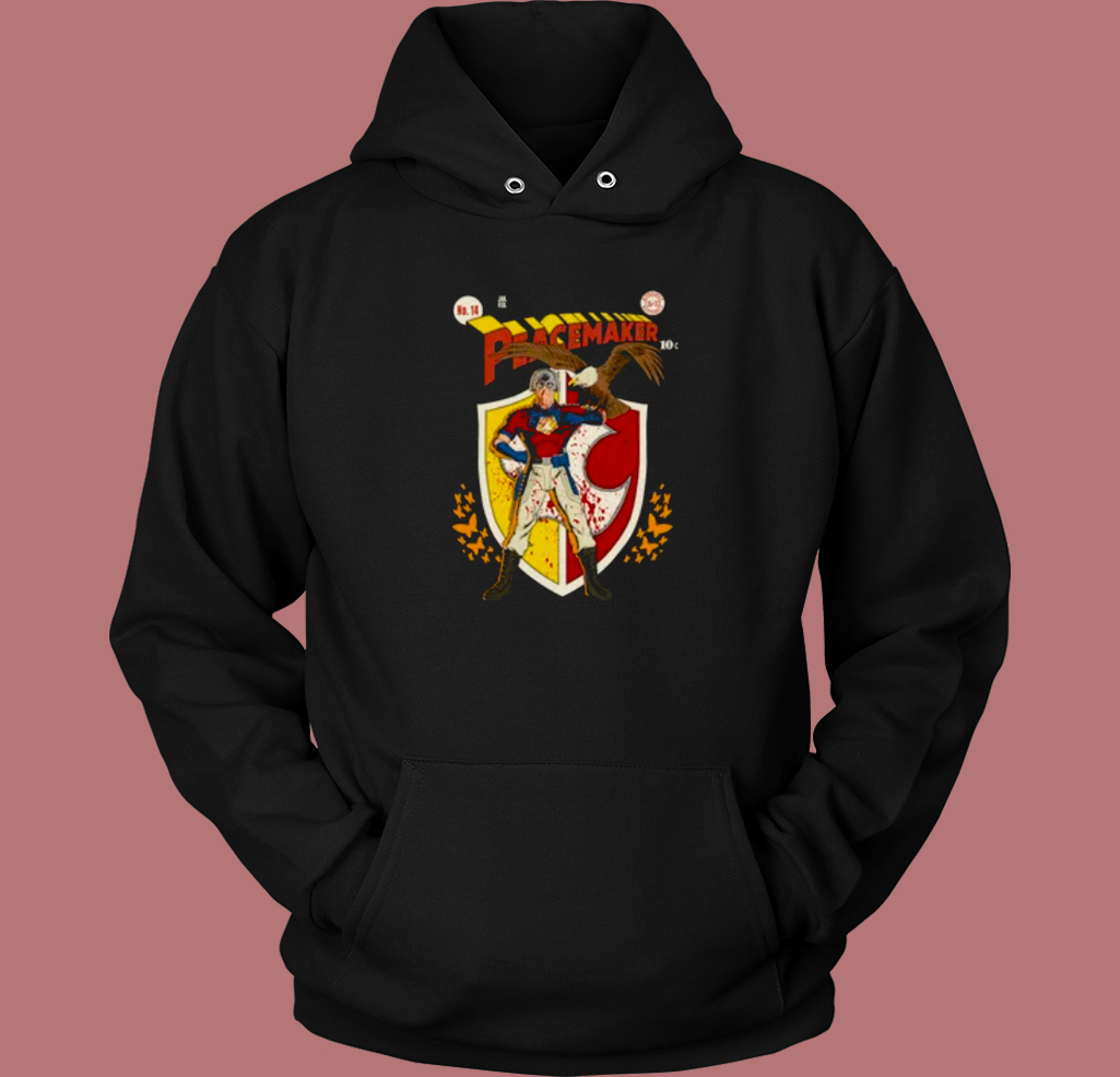 Peacemaker Feat Eagly Comics Hoodie Style Peacemaker Feat Eagly Comics Hoodie Style