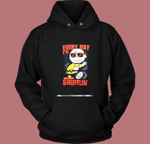 Peanuts Charlie Brown Shufflin Vintage Hoodie Peanuts Charlie Brown Shufflin Vintage Hoodie