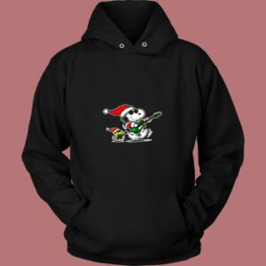 Peanuts Christmas Snoopy And Woodstock Vintage Hoodie