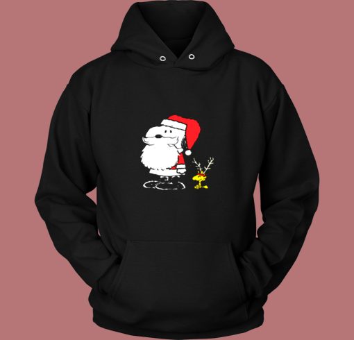 Peanuts Snoopy Woodstock Antlers Santa Claus Vintage Hoodie Peanuts Snoopy Woodstock Antlers Santa Claus Vintage Hoodie