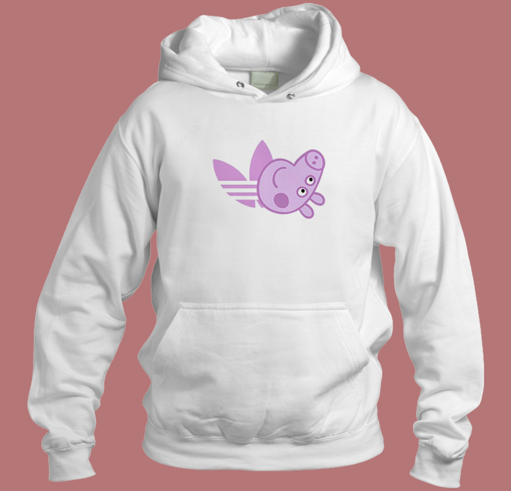 Peppa Pig Adidas Parody Hoodie Style Peppa Pig Adidas Parody Hoodie Style