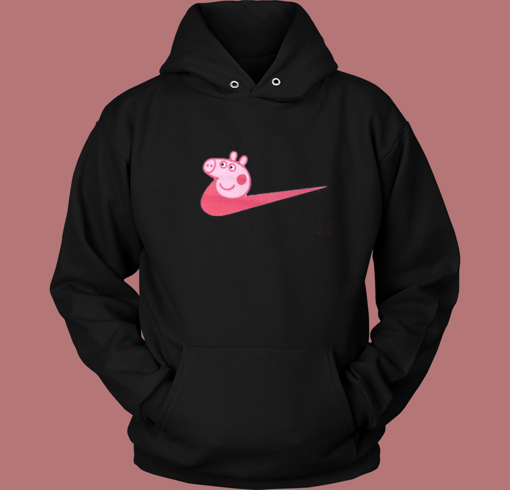 Peppa Pig Nike Parody Hoodie Style Peppa Pig Nike Parody Hoodie Style