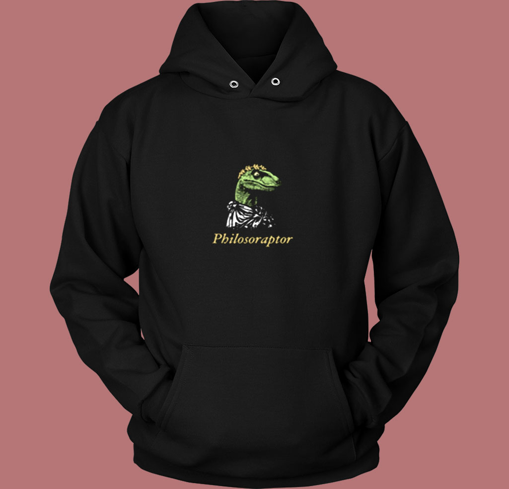Philosoraptor Vintage Hoodie Philosoraptor Vintage Hoodie