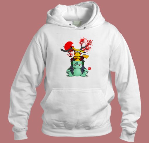Pikachu And Bulbasaur Mashup Naruto Hoodie Style Pikachu And Bulbasaur Mashup Naruto Hoodie Style