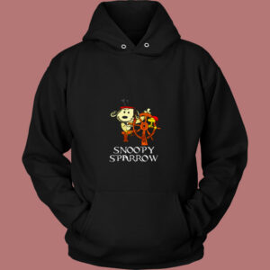 Pirates Of The Caribbean Captain Snoopy Sparrow 80s Hoodie