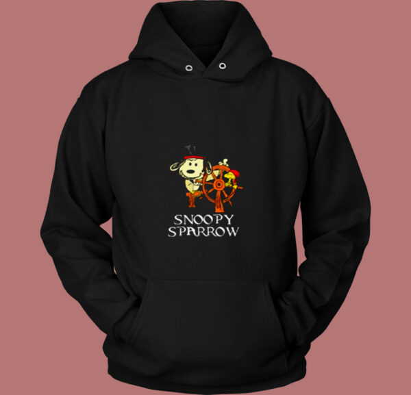 Pirates Of The Caribbean Captain Snoopy Sparrow 80s Hoodie