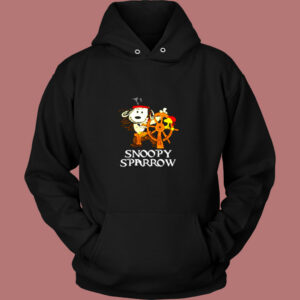 Pirates Of The Caribbean Captain Snoopy Sparrow Vintage Hoodie