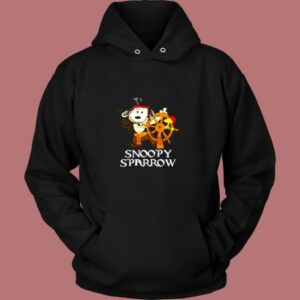 Pirates Of The Caribbean Captain Snoopy Sparrow Vintage Hoodie