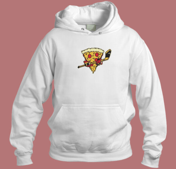 Pizza Ice Hockey Funny Hoodie Style