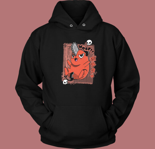Pochita Chainsaw Funny Hoodie Style