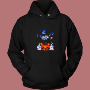 Pokemon Chandelure Litwick Pikachu 80s Hoodie