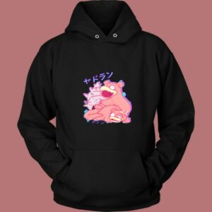 Pokemon Slowpoke And Slowbro Vintage Hoodie