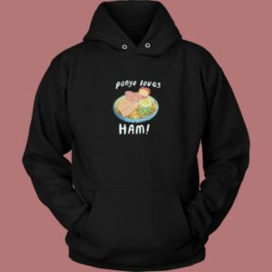 Ponyo Loves Ham Aesthetic Hoodie Style