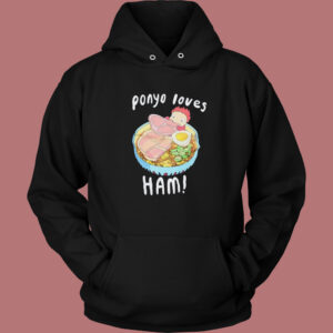 Ponyo Loves Hams Hoodie Style
