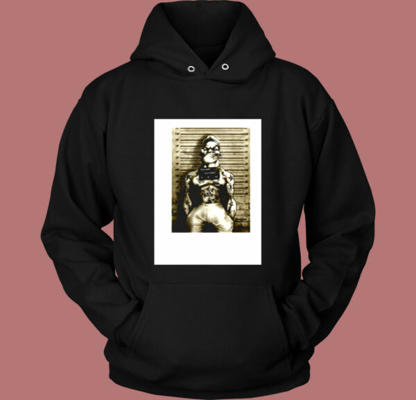 Popeye Tattoo Mugshot Poster Vintage Hoodie