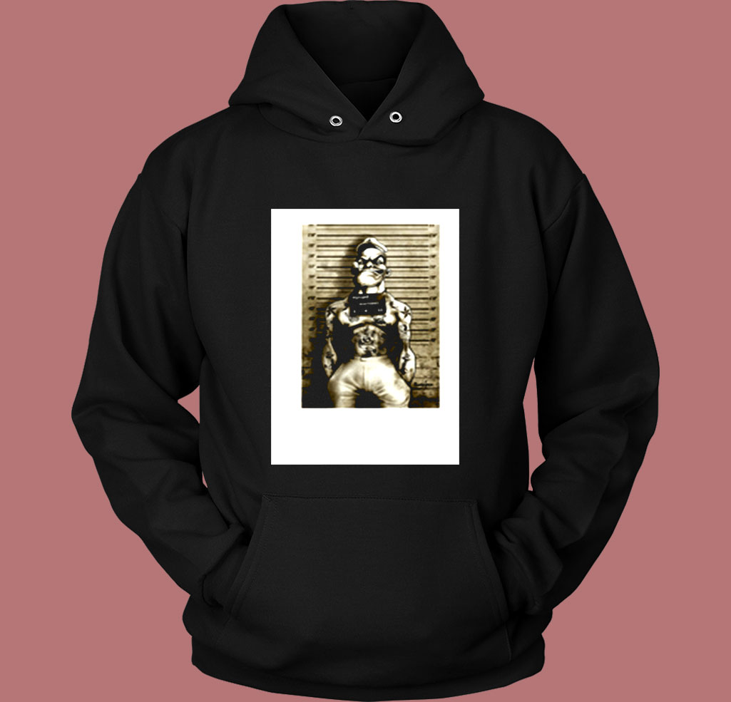 Popeye Tattoo Mugshot Poster Vintage Hoodie Popeye Tattoo Mugshot Poster Vintage Hoodie