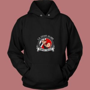 Popeye Us Coast Guard Semper Paratu 80s Hoodie