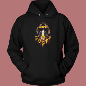 Poppy And Triple H Gold Skull Hoodie Style
