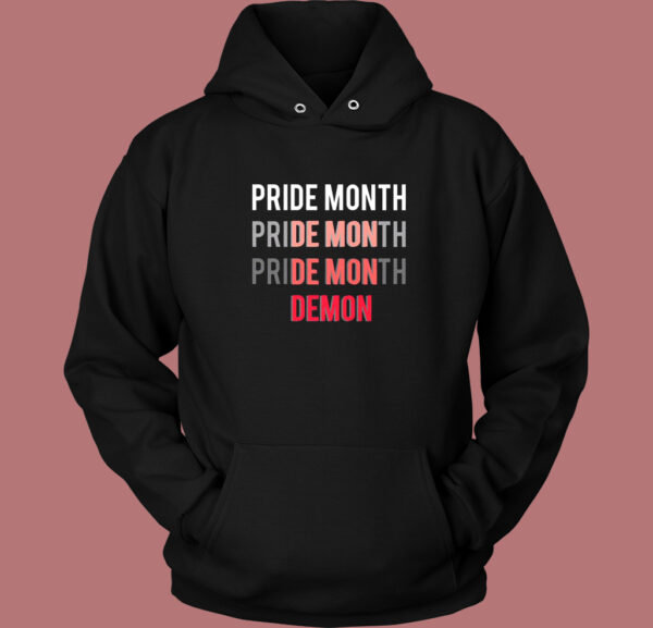 Pride Month Demon Satan Hoodie Style