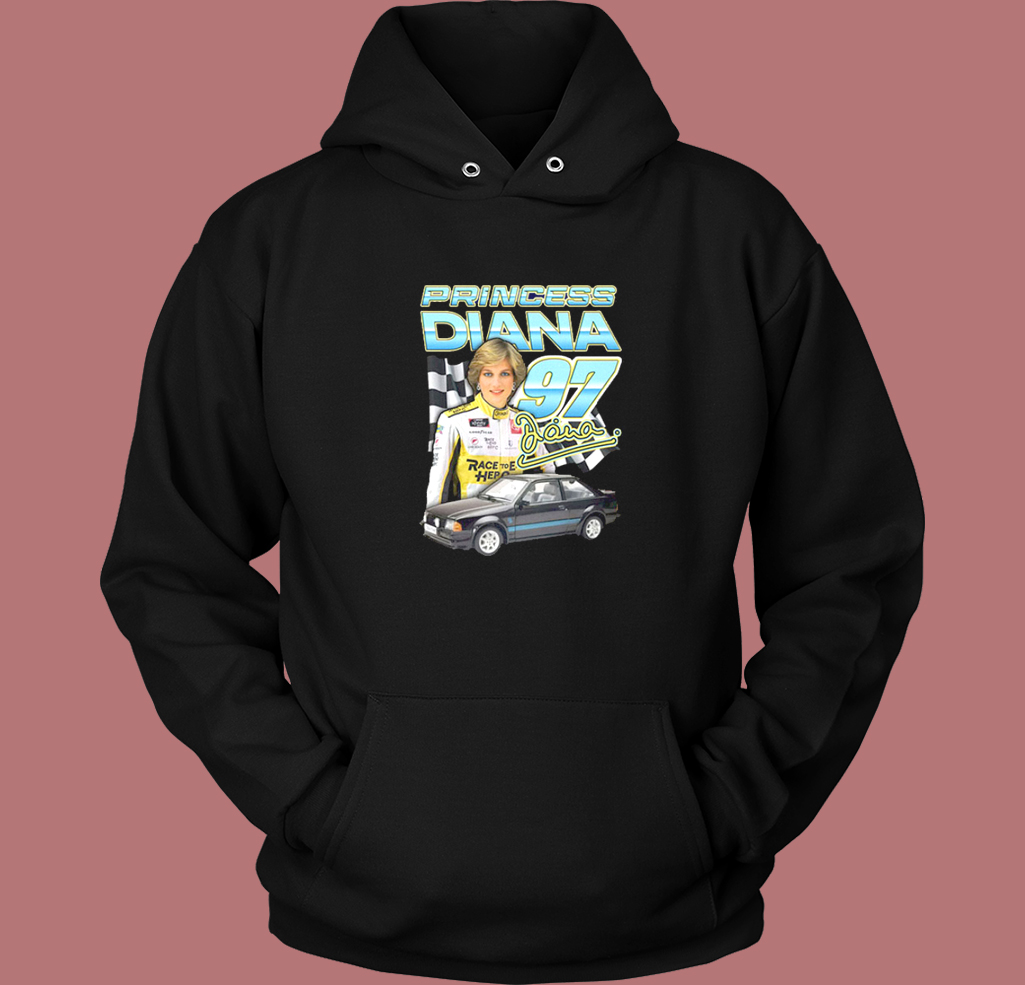 Princes Diana 97 Racing Hoodie Style Princes Diana 97 Racing Hoodie Style