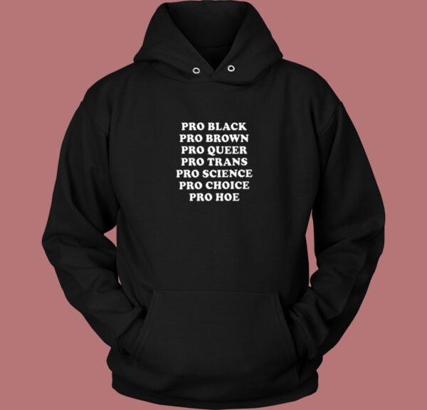 Pro Black Pro Brown Hoodie Style