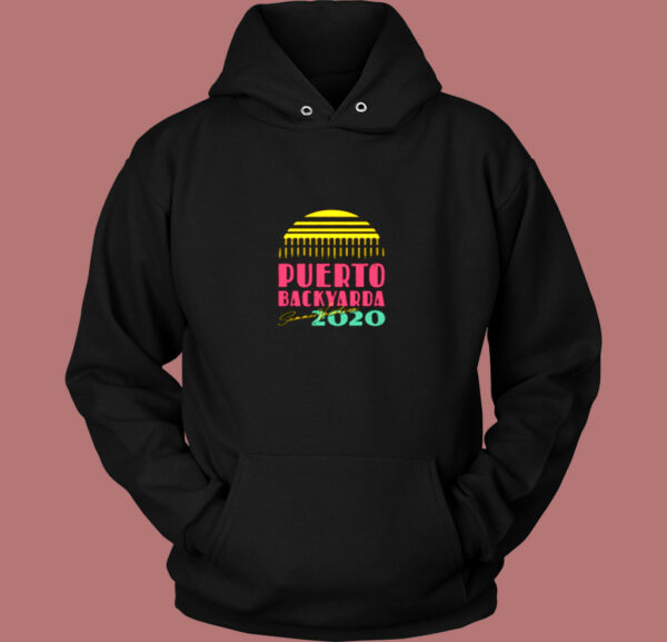Puerto Backyarda   Summer Vacation Vintage Hoodie