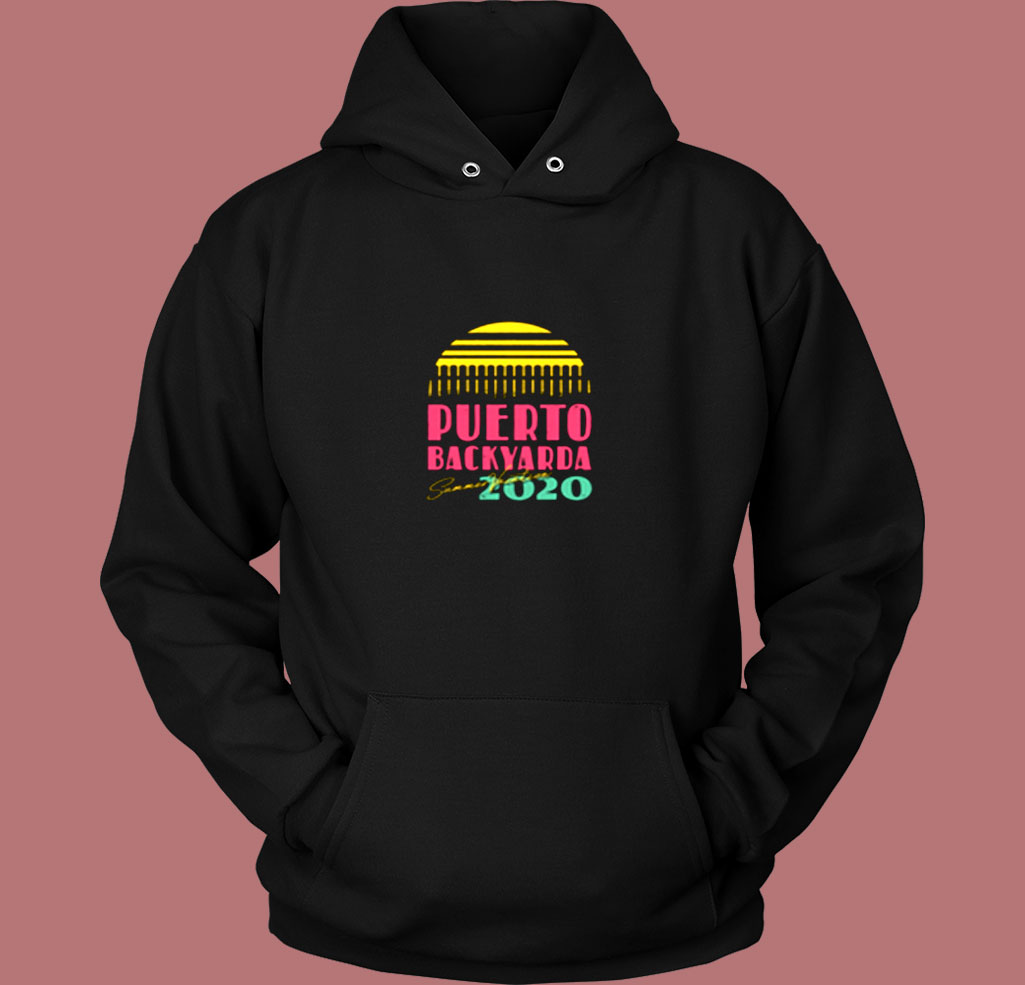 Puerto Backyarda Summer Vacation Vintage Hoodie Puerto Backyarda Summer Vacation Vintage Hoodie