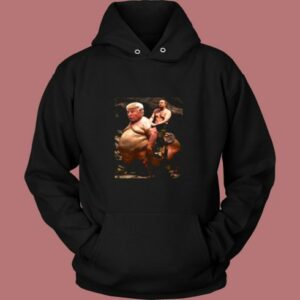 Putin Riding Trump Vintage Hoodie