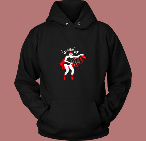 Queen Of Hell Vintage Hoodie