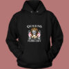 Queens Are Born In February Skull Vintage Hoodie