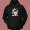 Racc and Roll Raccoon Drum Hoodie Style