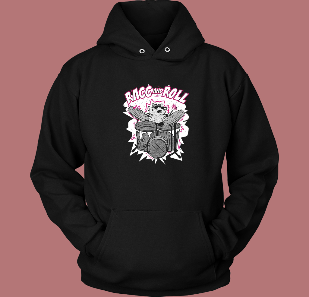 Raccoon Plays Drum Hoodie Style Raccoon Plays Drum Hoodie Style