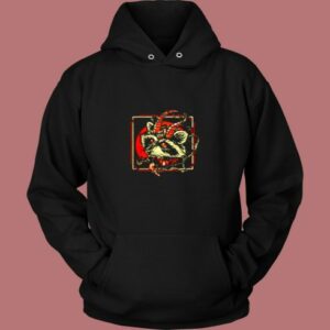 Racoon Gothic Satan Halloween Vintage Hoodie