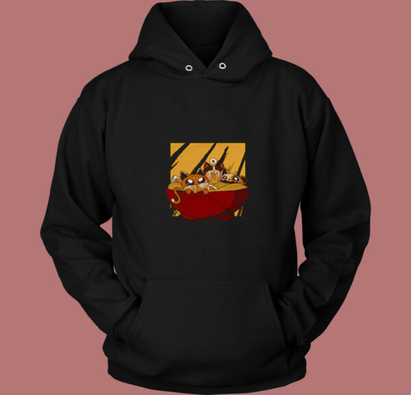 Ramen Cat 80s Hoodie