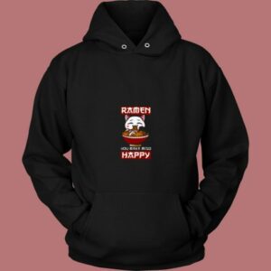 Ramen Cat Japanese 80s Hoodie