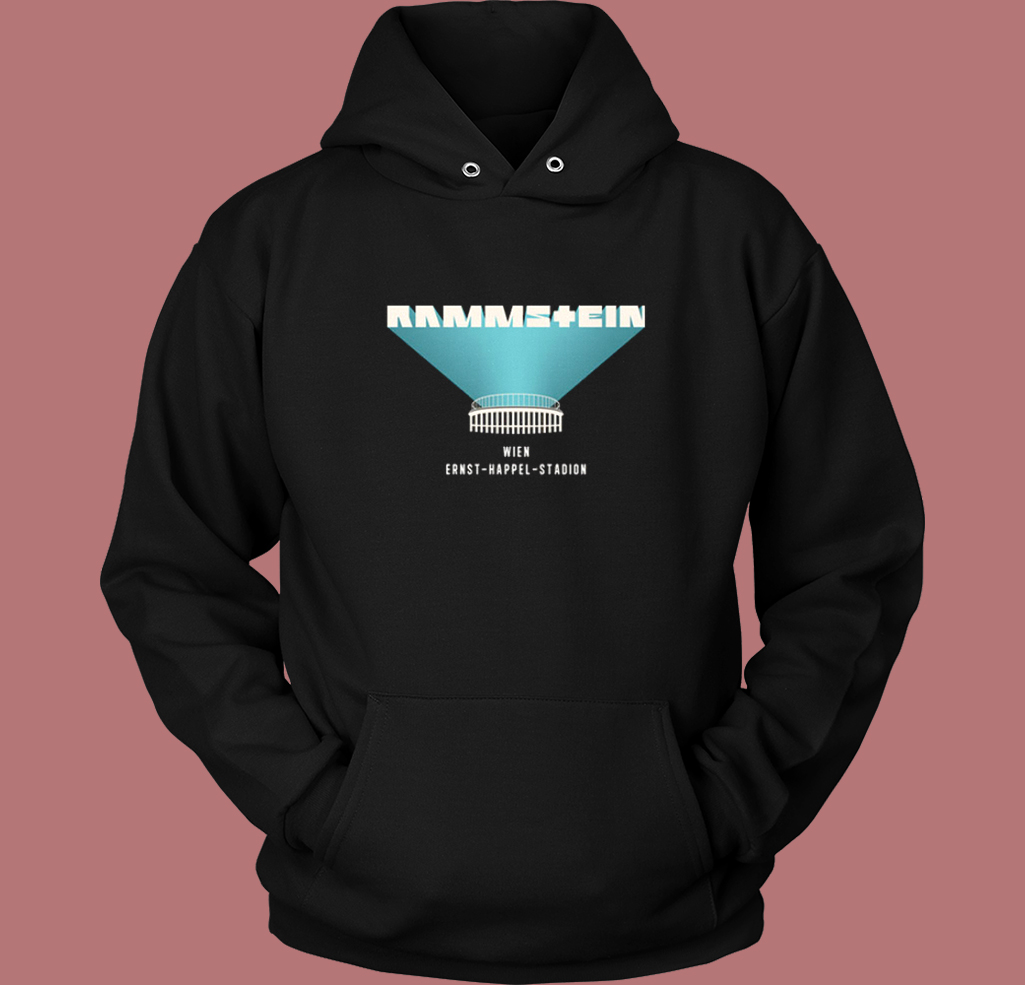 Rammstein Wien Happel Stadion Hoodie Style Rammstein Wien Happel Stadion Hoodie Style