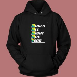 Randy Rakes Tampa Bay Rays All Night Day Year Vintage Hoodie