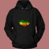 Rastafari One Love Vintage Jamaican Heart 80s Hoodie