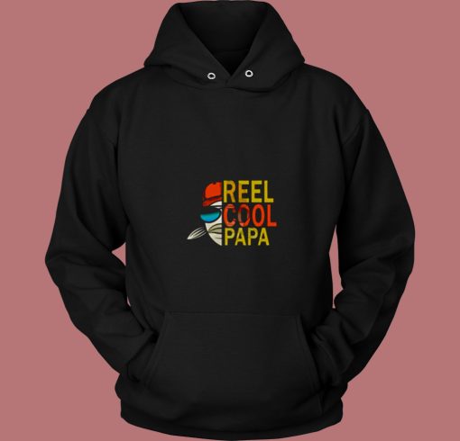 Reel Cool Fishing Papa 80s Hoodie Reel Cool Fishing Papa 80s Hoodie