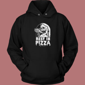 Rest In Pizza Funny Pizza Lover Hoodie Style