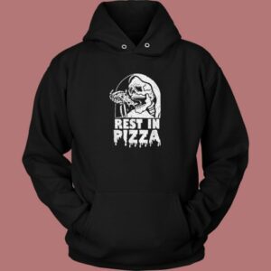 Rest In Pizza Funny Pizza Lover Hoodie Style