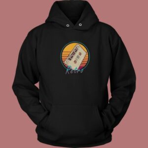 Retro Cassette Tape Aesthetic Hoodie Style