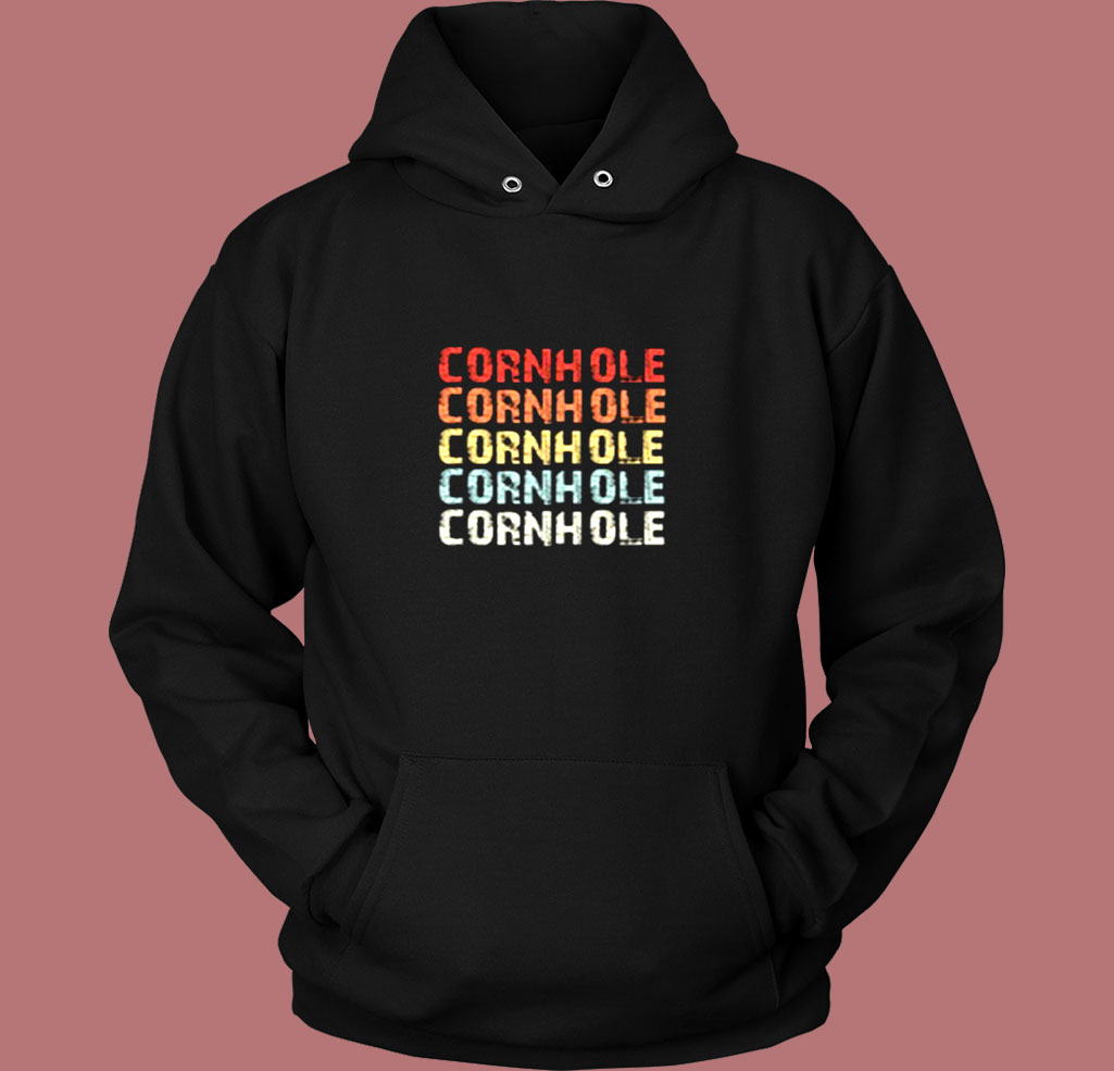 Retro Cornhole Vintage Hoodie Retro Cornhole Vintage Hoodie