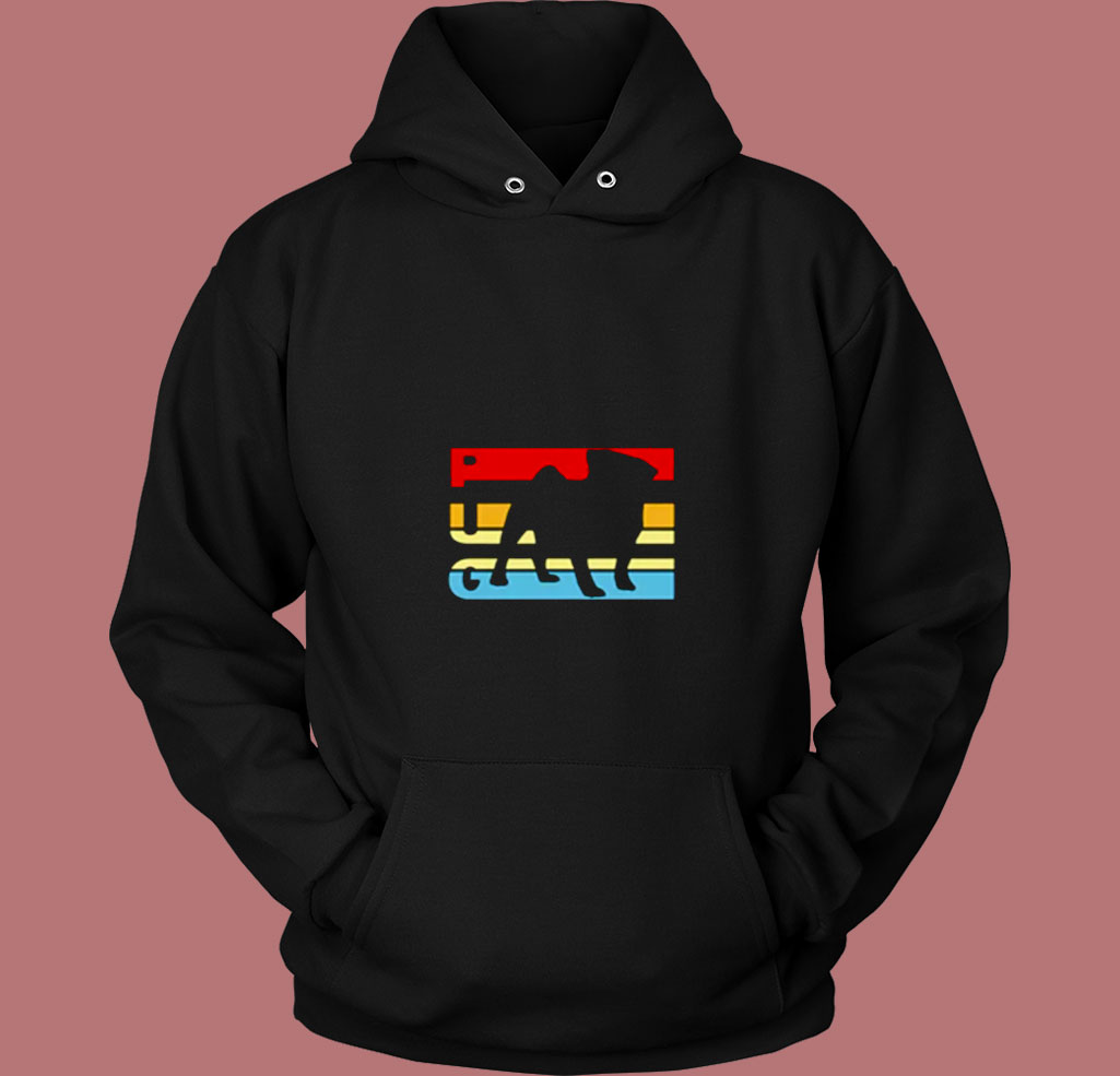 Retro Pug Logo 80s Hoodie Retro Pug Logo 80s Hoodie