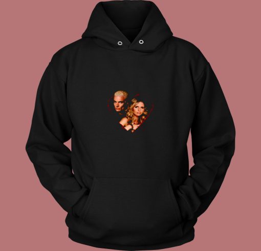 Retro The Vampire Slayer Love Story 80s Hoodie Retro The Vampire Slayer Love Story 80s Hoodie